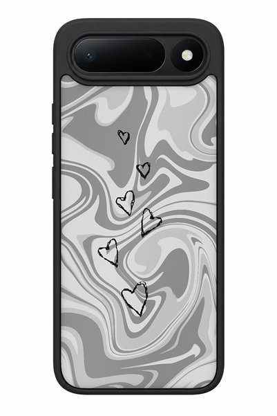 TECNO Spark 50 5g Compatible Marbleheart Patterned Camera Protected Shockproo...