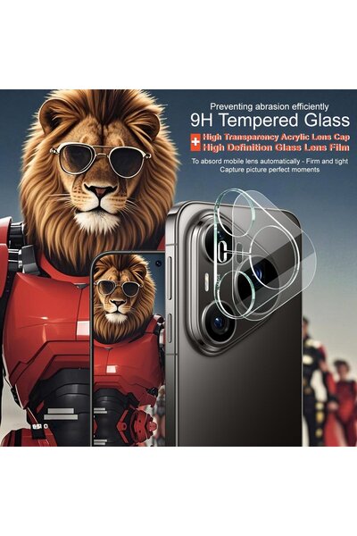 CaseOnn 9H Superior Protection Camera Lens Protector Compatible with Huawei Pura 90 Pro Transparent