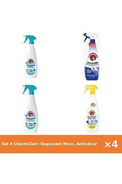 Chanteclair Set 4 ChanteClair: Degresant Mosc, Anticalcar Extra-Parfumat, Spr...