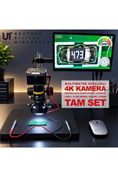 UralTeknik Next gen 4K Dijital Multimetre ve Termal Ölçüm Özellikli Mikroskop...