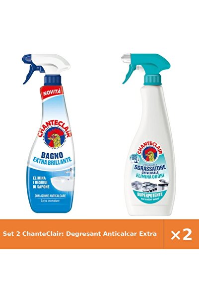 Chanteclair Set 2 ChanteClair: Degresant Anticalcar Extra Strălucire + Spray ...
