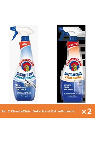 Chanteclair Set 2 ChanteClair: Detartrant Extra-Puternic 625ml + Degresant An...