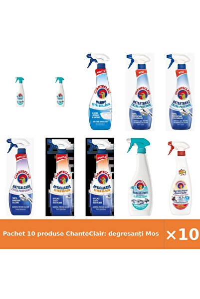 Chanteclair Pachet 10 produse ChanteClair: degresanți Mosc, detartrant și ant...