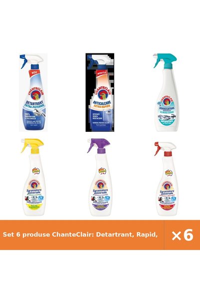 Chanteclair Set 6 produse ChanteClair: Detartrant, Rapid, Spray Anti-Miros, L...