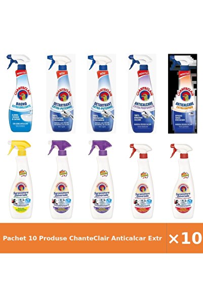 Chanteclair Pachet 10 Produse Anticalcar Extra Parfumat Detartrant Marsilia