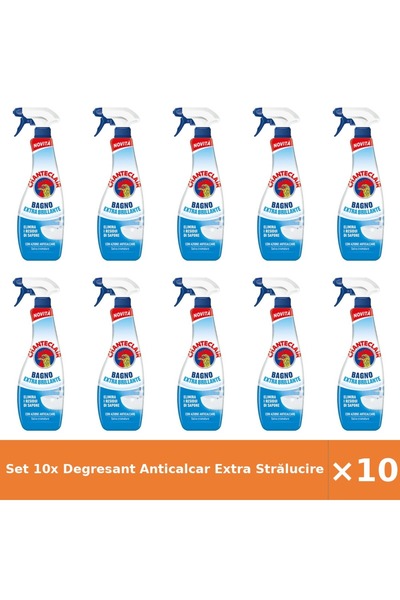 Chanteclair Set 10x Degresant Anticalcar Extra Strălucire – Curățenie Eficientă