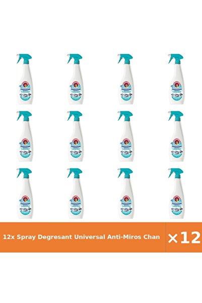 Chanteclair 12x Spray Degresant Universal Anti-Miros - elimină mirosurile