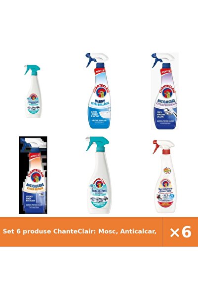 Chanteclair Set 6 produse ChanteClair: Mosc, Anticalcar, Parfumat, Rapid, Spr...