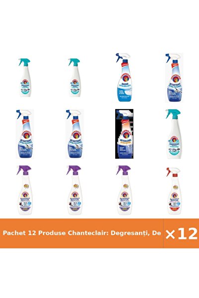 Chanteclair Pachet 12 Produse Chanteclair: Degresanți, Detartrant, Spray Anti...