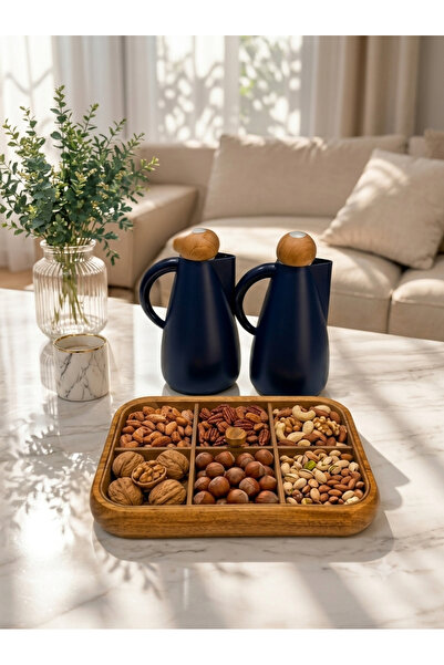 Generic Brand Hospitality Set of 1+1L Plastic Tea and Coffee Set with Divided...