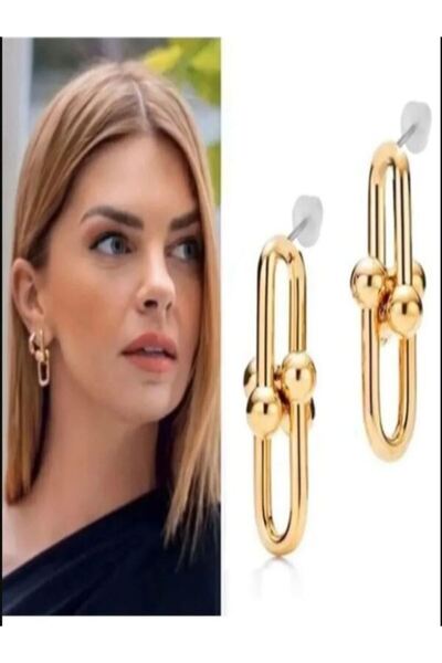 Kadın Küpe - Küpe Gold - Sallantılı Küpe