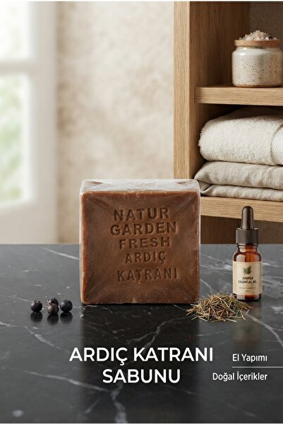 natur garden fresh Juniper Tar Natural Bulk Soap 125 Gr