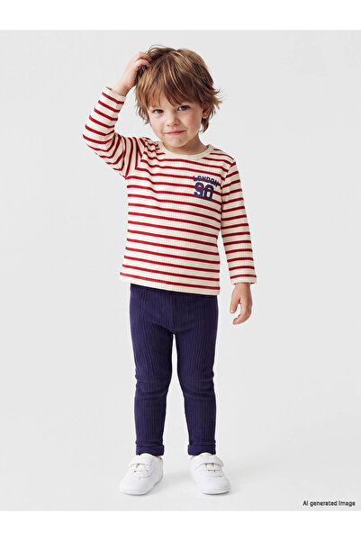 LC Waikiki Lcw Red Striped Baby Boy Set