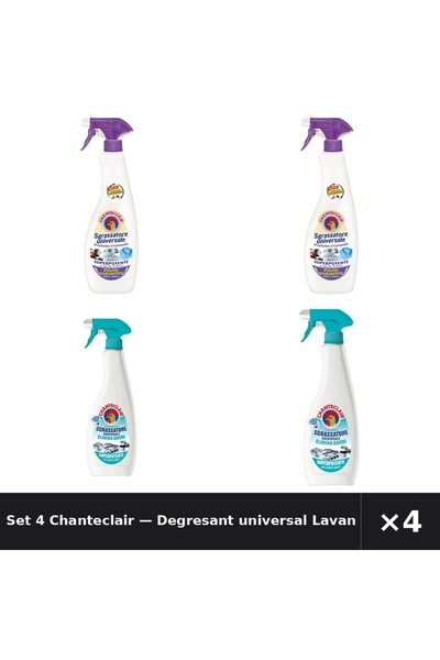 Chanteclair Set 4 — Degresant universal Lavanda + Degresant 600ml + Spray Deg...