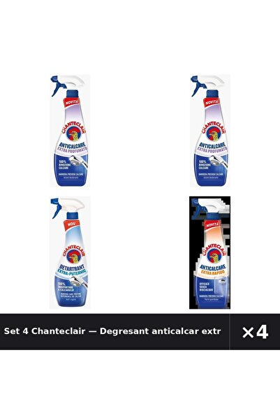 Chanteclair Set 4 — Degresant anticalcar extra-p + Detartrant extra-puternic ...