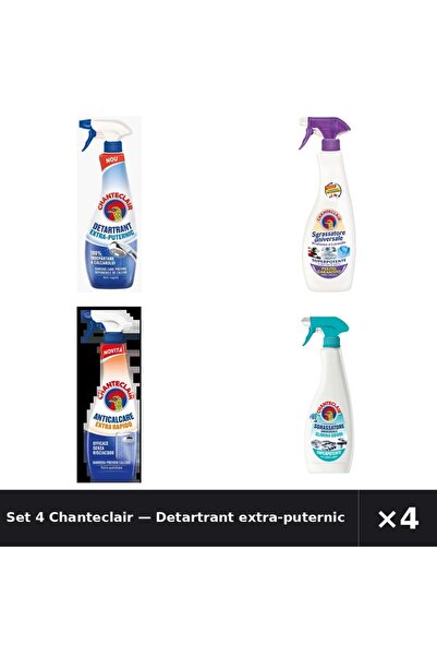 Chanteclair Set 4 — Detartrant extra-puternic Ch + Degresant universal Lavand...