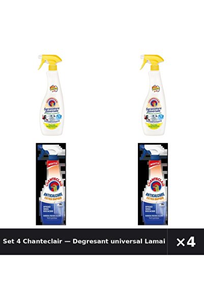 Chanteclair Set 4 — Degresant universal Lamaie C + Degresant anticalcar extra r