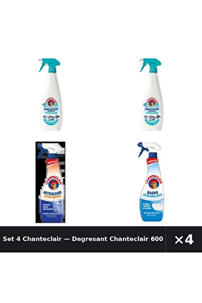 Chanteclair Set 4 — Degresant 600ml + Degresant anticalcar extra r + Degresan...