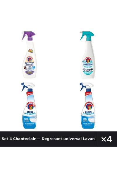 Chanteclair Set 4 — Degresant universal Lavanda + Spray Degresant Universal A...
