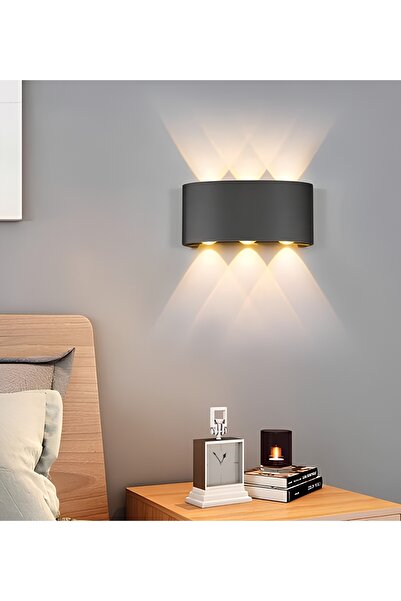 MKEXPRESS Modern LED Duvar Aplik Çift Taraflı Gün Işığı Haiti Aplik Led Aplik...