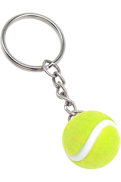 ASKIND 3D Mini Tennis Ball Keychain, Sports Keychain Tennis Ball Pendant Keyr...