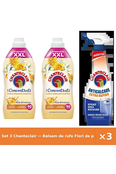 Chanteclair Set 3 — Balsam de rufe Flori de port + Degresant anticalcar extra r