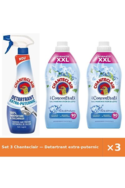 Chanteclair Set 3 — Detartrant extra-puternic Ch + Balsam de rufe Saruri Marine