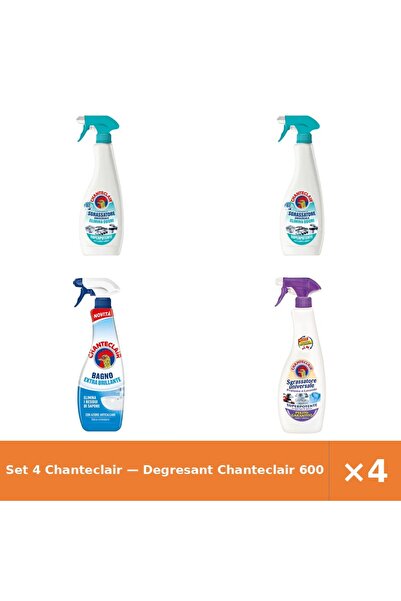 Chanteclair Set 4 — Degresant 600ml + Degresant anticalcar extra s + Degresan...