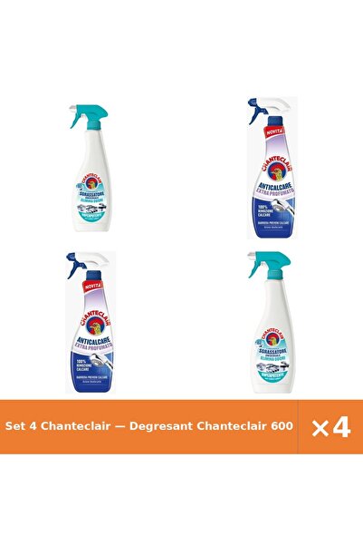 Chanteclair Set 4 — Degresant 600ml + Degresant anticalcar extra-p + Spray De...