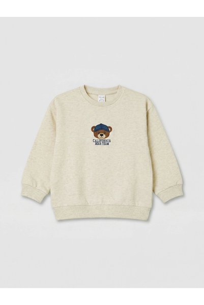 LC Waikiki Lcw Beige Embroidered Baby Boy Set