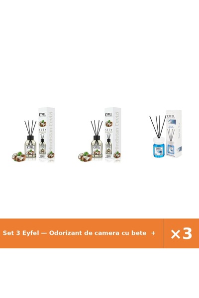 Eyfel Set 3 — Odorizant de camera cu bete + Odorizant de camera cu bete