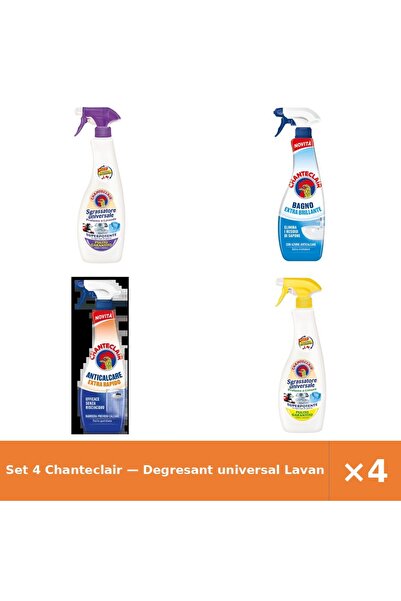 Chanteclair Set 4 — Degresant universal Lavanda + Degresant anticalcar extra ...