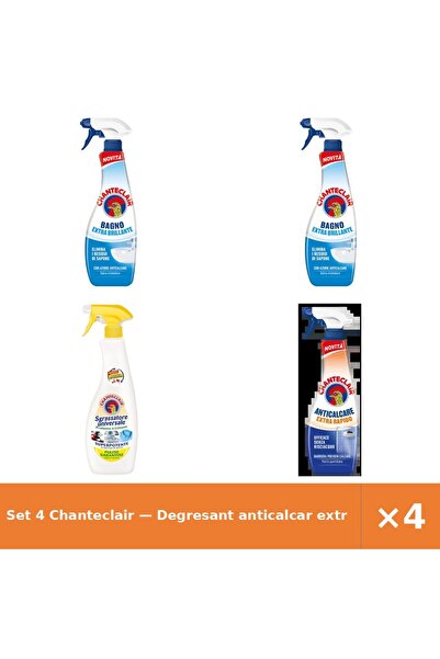 Chanteclair Set 4 — Degresant anticalcar extra s + Degresant universal Lamaie...