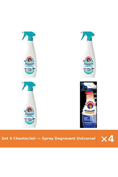 Chanteclair Set 4 — Spray Degresant Universal An + Degresant anticalcar extra r