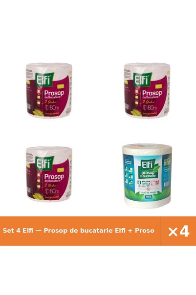 Elfi Set 4 — Prosop de bucatarie + Prosop de bucatarie