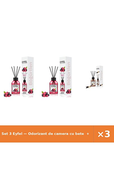 Eyfel Set 3 — Odorizant de camera cu bete + Odorizant de camera cu bete