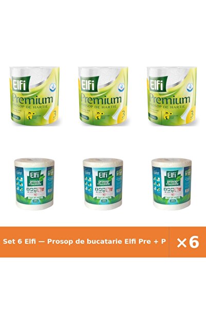 Elfi Set 6 — Prosop de bucatarie Pre + Prosop de bucatarie