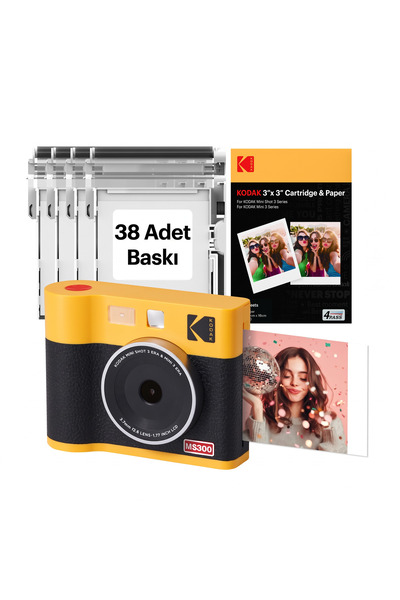 Kodak Mini Shot 3 ERA Filmli Fotoğraf Makinesi + 30'lu Baskı Seti