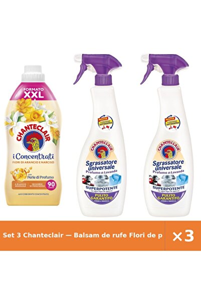 Chanteclair Set 3 — Balsam de rufe Flori de port + Degresant universal Lavanda