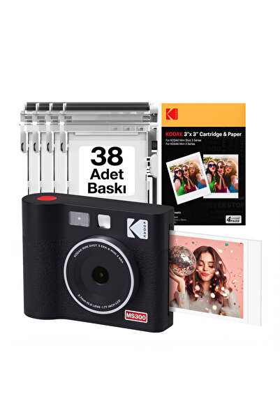 Kodak Mini Shot 3 ERA Filmli Fotoğraf Makinesi + 30'lu Baskı Seti