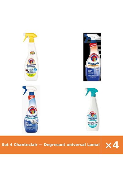 Chanteclair Set 4 — Degresant universal Lamaie C + Degresant anticalcar extra...