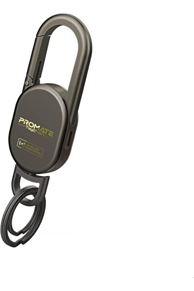 Promate Bluetooth Tracker Keychain with Apple Find My, Loud 90dB Alert, IP67 ...