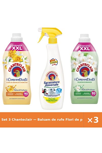 Chanteclair Set 3 — Balsam de rufe Flori de port + Degresant universal Lamaie...