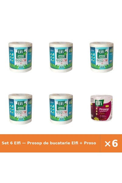 Elfi Set 6 — Prosop de bucatarie + Prosop de bucatarie
