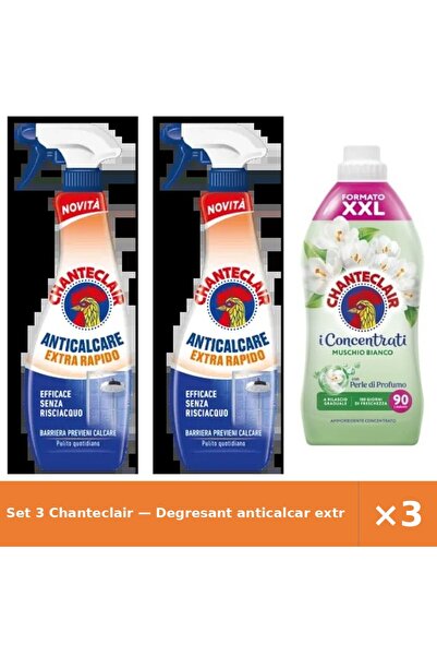 Chanteclair Set 3 — Degresant anticalcar extra r + Balsam de rufe Mosc Alb Chan