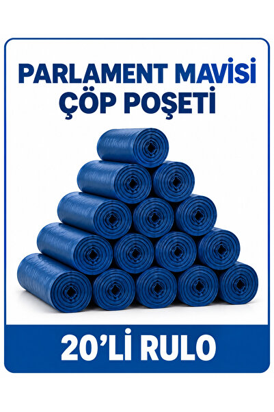 Parlement Mavisi 20 lu Çöp Torbası 65x85