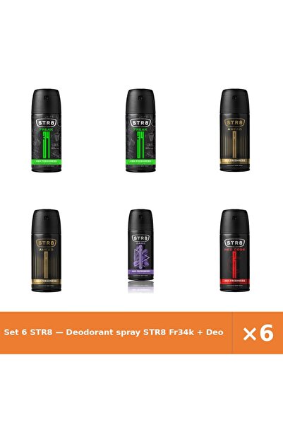 str8 Set 6 — Deodorant spray Fr34k + Deodorant spray Ahead + Deodorant spray ...