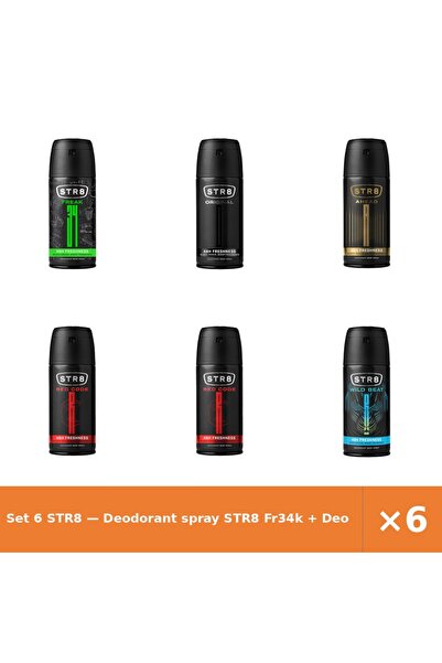 str8 Set 6 — Deodorant spray Fr34k + Deodorant spray Origina + Deodorant spra...