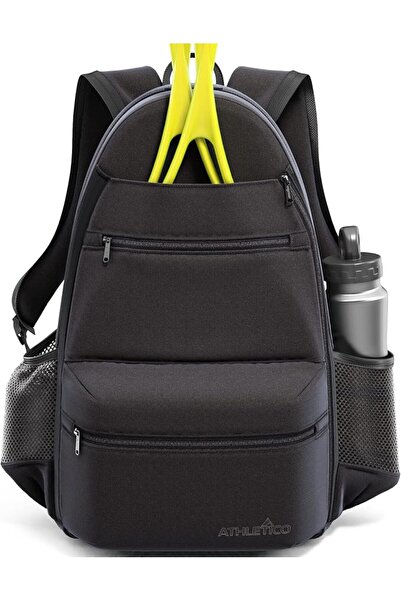 Athletico City Tennis Bag - Tennis Backpack for Men & Women Holds 2 Tennis Ra...