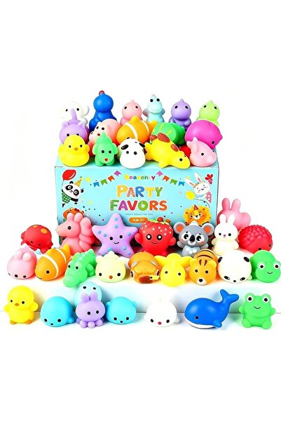Beauenty 30 Pcs Kawaii Squishies, Mochi Squishy Toys for Kids Party Favors, M...
